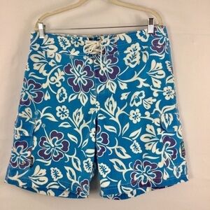 Vintage 90’s Island X Hawaii Tropical Board Shorts Size 36